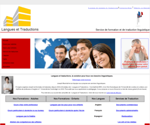 languesettraductions.com: Langues et Traductions - Cours anglais / français, traduction anglais / français, formation continue
Langues et Traductions - Cours anglais / français, traduction anglais / français, formation continue