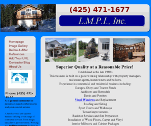 lmpiinc.com: Seattle Building Contractor and General Contractor
Seattle and Puget Sound area general contractor and remodel. Specializing in garages and shops. The building contractor you need.