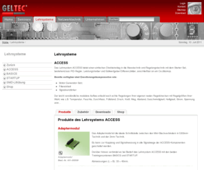 sps-modelle.com: Lehrsysteme
Lehrsysteme zu Themen der Elektrotechnik, Elektronik sowie der Messtechnik, Steuerungstechnik und Regelungstechnik (MSR-Technik). meine Beschreibung