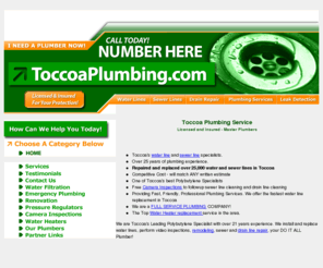 toccoaplumbing.com: Toccoa Plumbing Service - Toccoa Plumber Company
Toccoa Plumbing Service Website - Toccoa Plumber Company.