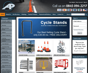 allpark.co.uk: Bollards, Flow Plates, Cycle Stands, Parking Posts, Traffic Cones
Allpark  -  Buy bollards, traffic flow plates, cycle stands, parking posts and traffic cones with UK delivery.