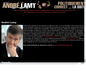 andrelamy.com: André Lamy - Comédien - Imitateur - Humoriste
André Lamy - Comédien - Imitateur - Humoriste