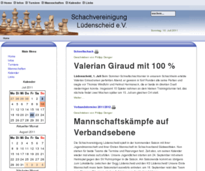 schachvereinigung-luedenscheid.de: Schachvereinigung Ldenscheid
Homepage der Schachvereinigung Lüdenscheid