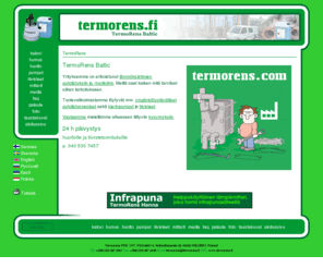 termorens.fi: TermoRens Baltic - Vesi ei ole niin puhdasta kuin luulet
Vesijärjestelmien puhdistukseen ja -huoltoon erikoistunut yhtiö. Kaloxi puhdistusneste, kierrätyspumput, mittarit ym.