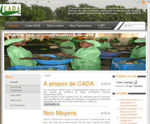 cadasarl.com: Consortium Africain pour le Développement Agricole - CADA - Introduction CADA
Joomla! - le portail dynamique et système de gestion de contenu