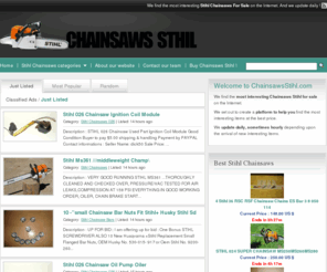 chainsawsstihl.com: Stihl Chainsaws For Sale
Stihl Chainsaws For Sale. Buy Stihl Chainsaws at low prices.