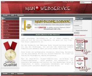 main-webservice.de: Herzlich willkommen bei Main-Webservice!
Main-Webservice - Ihr Partner für kompetente Planung, Gestaltung und Betreuung rund um Ihre Internetpräsenz!