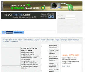 mayormente.com: MAYORMENTE - El mejor sitio para mayores de 50 años
Mayormente es el mejor sitio de Internet para personas mayores. Aquí pueden encontrar a otros mayores, un magazine, blogs, comunidades, foros, chat, consultorios y ventajas.
