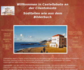 azzurro-die-italienische-italienreise.de: azzurro-die-italienische-italienreise
Castellabate liegt im Cilento, einem Naturpark mit einzigartig schöner Küste und üppig grünem Hinterland. 
			Nur einen Steinwurf südlich der berühmten Amalfiküste gelegen, hat Castellabate sich seinen ursprünglichen italienischen Charme 
			bewahren können.