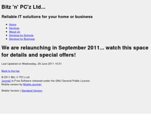 bitznpcz.com: Bitz 'n' PC'z Ltd - Reliable IT Support
Bitz 'n' PC'z Ltd. North Derbyshire's premier IT Support Company.  We specialise in Computer Repairs, PC Upgrades, Virus & Malware Removal, IT Consultancy and are based in Chesterfield, Derbyshire.