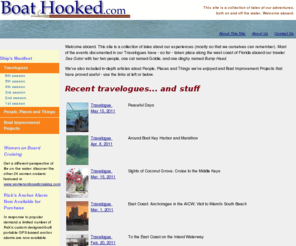 boathooked.com: Boathooked.com
This site is a collection of tales of our adventures, both on and off the water. Welcome aboard.