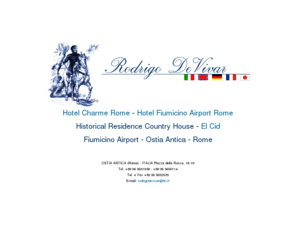 rodrigodevivar.com: Hotel di Charme Residenze storiche a Roma Aeroporto Fiumicino Agriturismo
