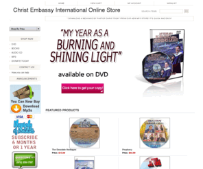 christembassyusastore.org: Christ Embassy - Pastor Chris Oyakhilome
Christ Embassy International is your one stop shop for all of Pastor Chris Oyakhilome and Pastor Anita Oyakhilome's books, dvds, audio cds and mp3 messages.  We also have Pastor Chris's sermon notes and Rhapsody of Realities study bibles.