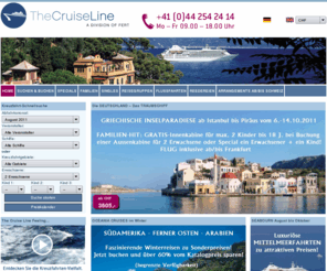 cruiseline.ch: The Cruise Line AG -  Kreuzfahrten Luxuskreuzfahrten Last Minute Costa MSC NCL Royal Caribbean Celebrity Silversea
Kreuzfahrt, Kreuzfahrten, Last Minute, Schiffsreisen, Flussfahrten, MSC, NCL, Costa, Azamara, Carnival, Celebrity, Royal Caribbean, Arosa, AIDA, Princess, Cunard, Silversea, Hapag Lloyd, Flusskreuzfahrten
