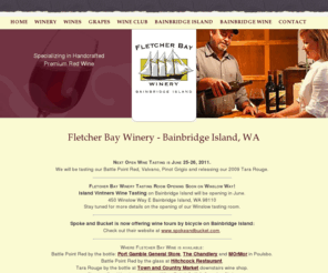 fletcherbaywinery.com: Fletcher Bay Winery - Bainbridge Island, WA
Fletcher Bay Winery is a boutique winery located on historic Bainbridge Island