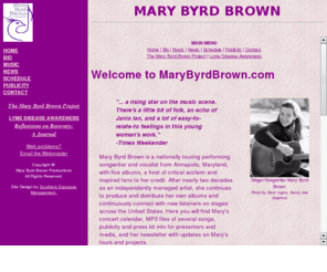 marybyrdbrown.com: The Official Mary Byrd Brown Homepage
