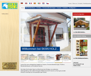 skan-holz.com: Skanholz.com: Home
SKAN HOLZ - die Spezialisten für Carports, Blockbohlenhäuser, Pavillons, Vordächer und Terrassenüberdachungen präsentieren ein umfangreiches Sortiment mit vielen Varianten in solider und qualitativ hochwertiger Verarbeitung für den einfachen Selbstaufbau. Technische Informationen zu allen SKAN HOLZ Produkten finden Sie zum einfachen Ausdrucken. Kaufberatung und Tipps, die Ihnen lange Freude an Ihrem SKAN HOLZ Produkt garantieren. Qualität zahlt sich auf Dauer aus - besser SKAN HOLZ !