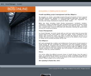 bcgonline.net: BUILDING COMPLIANCE GROUP
BUILDING COMPLIANCE GROUP (BCG)