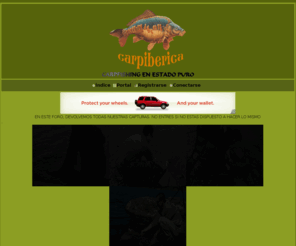 carpiberica.net: CARPIBERICA - Carpfishing en Estado Puro. - Portal
Carpfishing en estado puro.
Foro dedicado a la pesca, bajo la técnica de carpfishing.