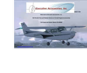 executiveaccessoriesinc.com: Executive Accessories, Inc. > Home
Executives Accessories provides fast and reliable services aircraft reciprocating engine accessory repairs and overhauls of magnetos, alternators, starters, FAA approved located in Ft. Lauderdale, Florida