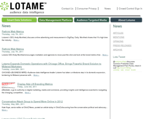 lotamelearnings.com: LOTAME » NEWS
