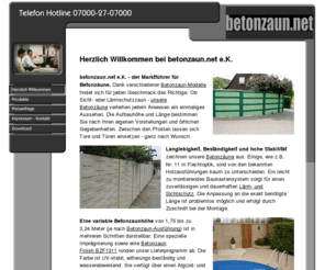 betonzaun.net: betonzaun.net e.K. - der Marktführer | Exklusive Betonzäune zu attraktiven Preisen
betonzaun.net e.K. - der Marktführer und Direktanbieter Nr. 1 - exklusive Betonzäune zu attraktiven Preisen. EU-weite Montagen durch eigenes Fachpersonal.