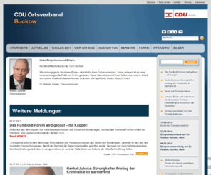 cdu-buckow.de: CDU Ortsverband Buckow
CDU Ortsverband Buckow