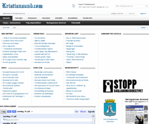 ksu.no: Velkommen til Kristiansund.com
Kristiansund.com - nettportal for regionssenteret Kristiansund og Nordmøre. Nettstedet er syndikert med mange lokale nettsteder.