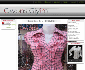 owons.com: Owons Bayan Giyim   HOŞGELDİNİZ
owons bayan gömlekleri