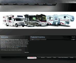 woodysrvreddeer.com: Woody's RV World | Damon, Fleetwood, Coachmen, Alfa, Four Winds, Winnebago, Firna, Georgie Boy dealership in Red Deer, AB T4R 2N7
RED DEER, AB, Woody's RV World Red Deer sells and services Adventurer, Coachmen, Four Winds, JayCo, Winnebago vehicles in the greater RED DEER