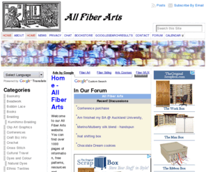 allfiberarts.com: Home  - All Fiber Arts
A comprehensive guide to fiber arts and textiles.