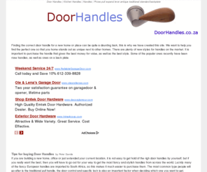 doorhandles.co.za: Door Handles
Door Handles | Purchasing door handles is quite difficult, especially if you are building a new home, it is difficult enough to find furniture, but buying the correct door handle is just as important, prices modern designer french antique traditional standard