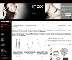 inox-ar.com: INOX Jewelry Wholesale 
INOX Jewelry - wholesale stainless steel jewelry. Dedicated to be the top wholesaler for mens steel jewelry and womens steel jewelry. An incredible selection for retailers looking for jewelry that grab customer's attention and can yield high profits. Provides high quality, unique designs at incredible prices, fast order turnaround time, shipping, and other alternative metal jewelry.