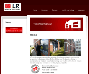 lrwindowcleaning.com: LR window cleaning
commercial window cleaning services covering leicester and nort west leicestershire