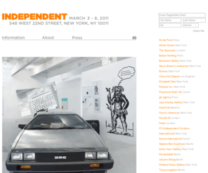 independentnewyork.com: Independent | March 3-6, 2011 548 West 22nd Street, New York, NY 10011
