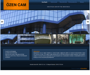 ozencam.net: Özen Cam - Fıratpen | Ataşehir
Müşterilerimiz için en düşük maliyetle en yüksek faydayı sağlayarak plastik ve kompozit malzemelerden oluşan PVC Pencere ve Kapı, PVC yağmur oluğu sistemleri ile her türlü bina içi tesisat ve altyapı sistemleri, çevre tesisleri, medikal ve tarımsal sulama uygulamaları için gerekli plastik boru ve elemanlarını üretmek, sürdürülebilir büyüme ve karlılığı çevremizi koruyarak gerçekleştirmek. 