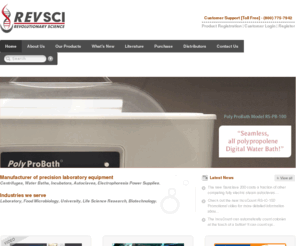 revolutionary-science.com: Revolutionary Science - life science & laboratory equipment: microcentrifuges, incubators & water baths
Manufacturer of laboratory equipment; microcentrifuges, water baths, incubators, autoclaves, electrophoresis supplies, colony counters. Industries served; Food Microbiology, University, Life Science Research, Biotechnology.