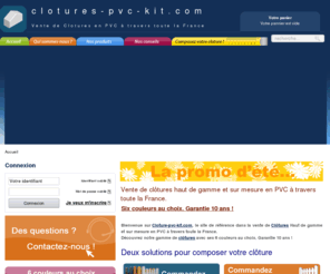 clotures-pvc-kit.com: Vente de clôtures haut de gamme et sur mesure en PVC à travers toute la France. | accueil
Clôtures PVC kit