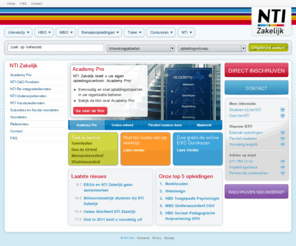 nti-zakelijk.nl: NTI Zakelijk - Maatwerkopleidingen voor bedrijven
Studeren bij NTI Zakelijk betekent dat uw medewerkers studeren via een individueel leertraject