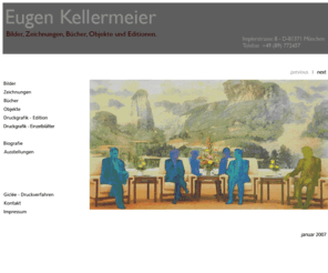 eugen-kellermeier.com: eugen kellermeier
bilder, zeichnungen, buecher, druckgrafik editionen, druckgrafik einzelblaetter