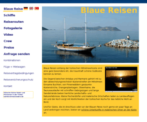 blaue-reisen-tuerkei.de: Blaue Reisen - Blaue Reisen - Türkei
Blaue Reisen