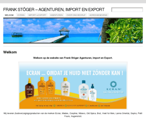 frankstoger.com: Frank Stöger – Agenturen, Import en Export
