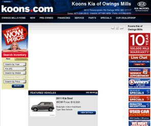 koonskiaowingsmills.com: Koons Kia of Owings Mills | New Kia dealership in Owings Mills, MD 21117
Owings Mills, MD New, Koons Kia of Owings Mills sells and services Kia vehicles in the greater Owings Mills