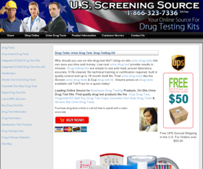 usscreeningsource.com: Drug Tests: Urine Drug Tests, Drug Testing Kit, Saliva Drug Tests
iCup Urine Drug Tests, iScreen OFD Saliva Drug Test Kits, and Alcohol Tests