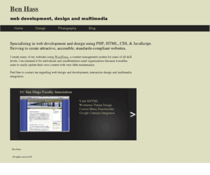 benhass.com: Ben Hass ›
web development, design and multimedia