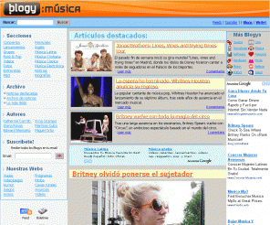 blogymusica.com: Blogy Música
El blog de la música y los conciertos