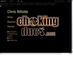 christopherpaulbillotte.com: Chris Billotte (cb) on about.me
Writer.Musician.Slacker.