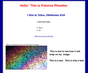 eldonna.com: Look What I Can Do!
