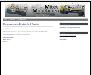 mitev-maschinen.com: Mitev Maschinen   » Drehmaschinen, Ersatzteile & Service
