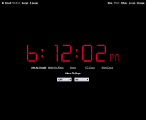 onlinealarmclock.net: Online Alarm Clock
Online Alarm Clock - Free internet alarm clock displaying your computer time.